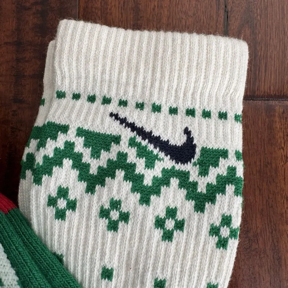 Nike Everyday Plus Cushioned Winter Wonderland Crew Socks 2 Pack